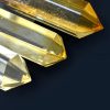 Premium Citrine Pointed Obelisk