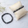 Larvikite Button Bracelet