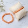 Orange Aventurine Rondelle beads Bracelet