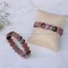 Rhodonite Oval Faceted Bracelet - Image 3