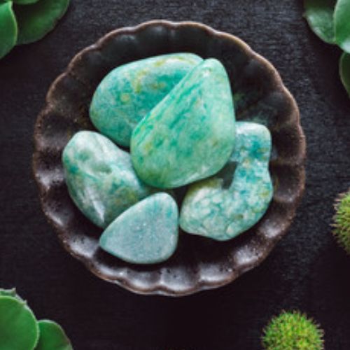 Amazonite crystal
