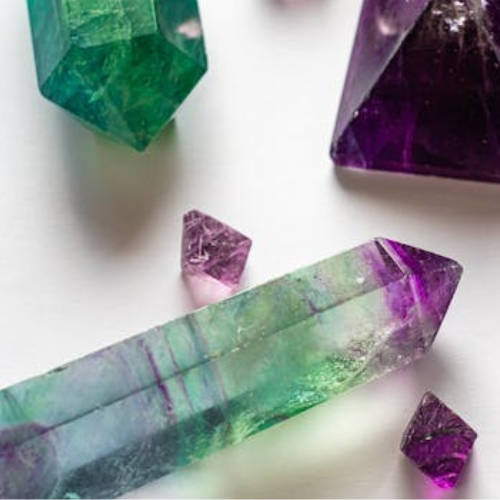Multi Fluorite crystal Stone