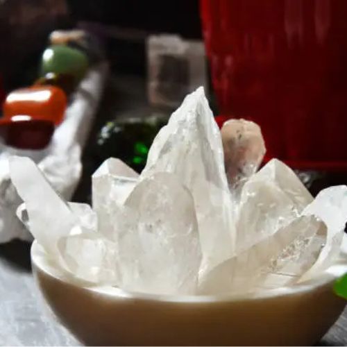 Cllear quartz crystal Stone