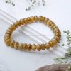 Yellow Apatite Rondelle beads Bracelet