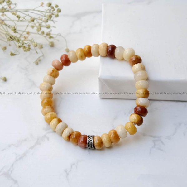 Yellow Aventurine Button Bracelet
