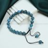 Blue Apatite Adjustable Bracelet