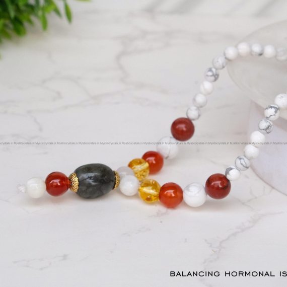 Crystal Mala for Balancing Hormonal Issues