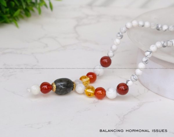 Crystal Mala for Balancing Hormonal Issues