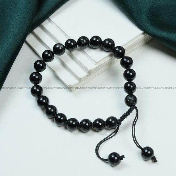 Black Obsidian Adjustable Bracelet