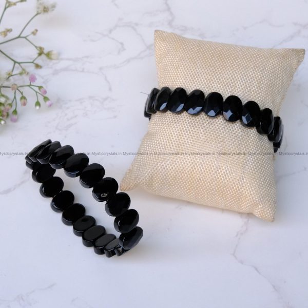 Black Onyx Cut Stone bracelet