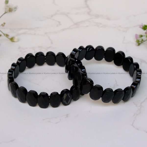 Black Onyx Cut Stone bracelet