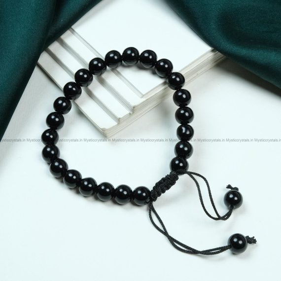 Black Tourmaline Adjustable Bracelet