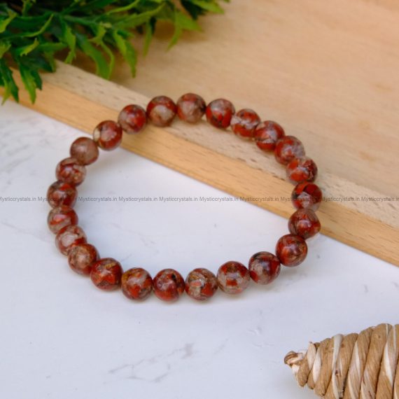 Natural Brecciated Jasper Bracelet