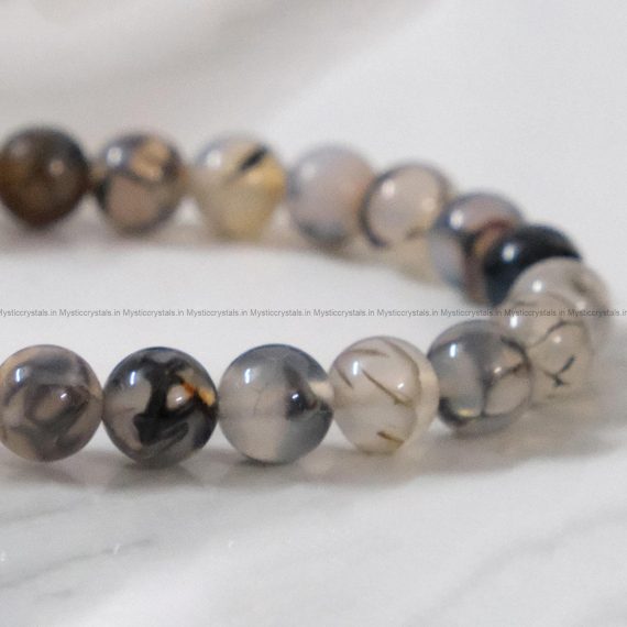 Premium Dragon Vein Agate Bracelet