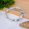 Glacial Blue Evil Eye Bracelet