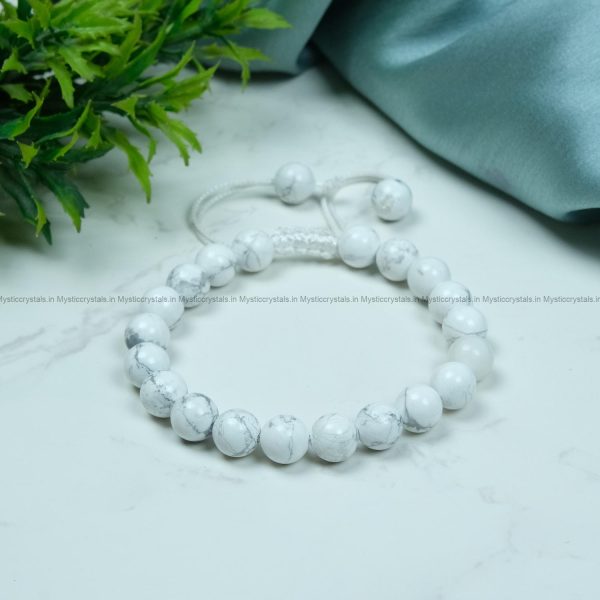 Howlite Adjustable Bracelet