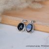 Hypersthene Pure Silver Pendants