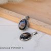 Hypersthene Pure Silver Pendants
