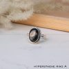 Hypersthene Pure Silver Rings