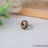 Hypersthene Pure Silver Rings