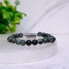 Kambaba Jasper Metallic Magnetic Bracelet