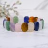 Multi Crystal Cut Stone Bracelet