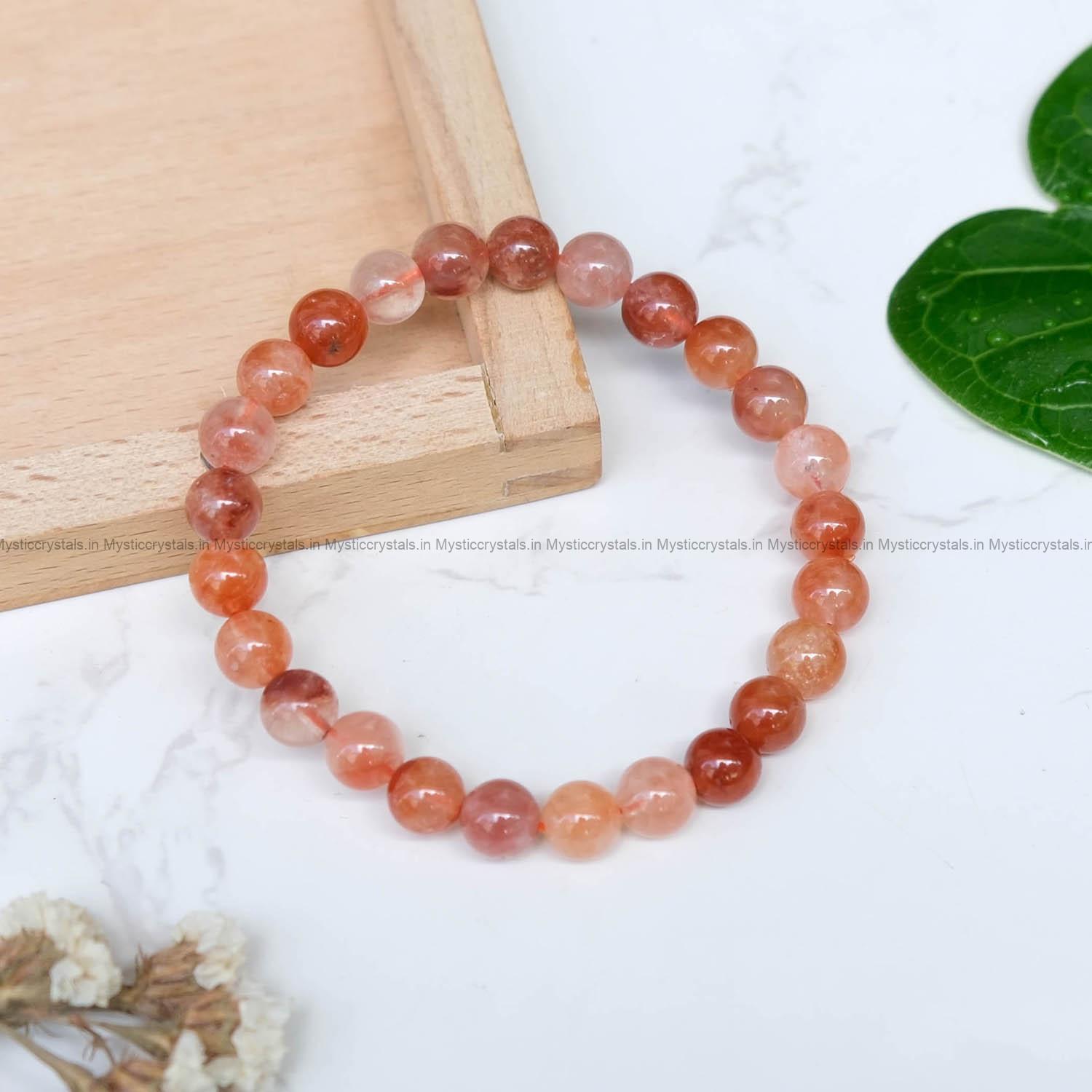 Natutal Orange Creedite Bracelet