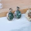 Serpentine Pure Silver Pendants