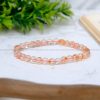 Premium Sericite Orange Phantom Snow Bracelet