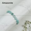 Exclusive Circular Faceted Flat bead Amazonite Bracelet