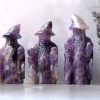 Amethyst Crystal Magical Merlin Figurine