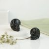 Black Tourmaline Crystal Skull