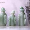 Green Aventurine (light) Crystal Magical Merlin Figurine