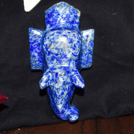 Lapis Lazuli Ganesha Head