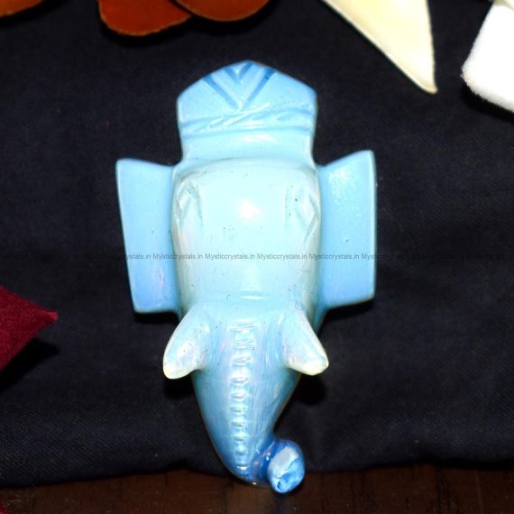 Opalite Lord Ganesha Head