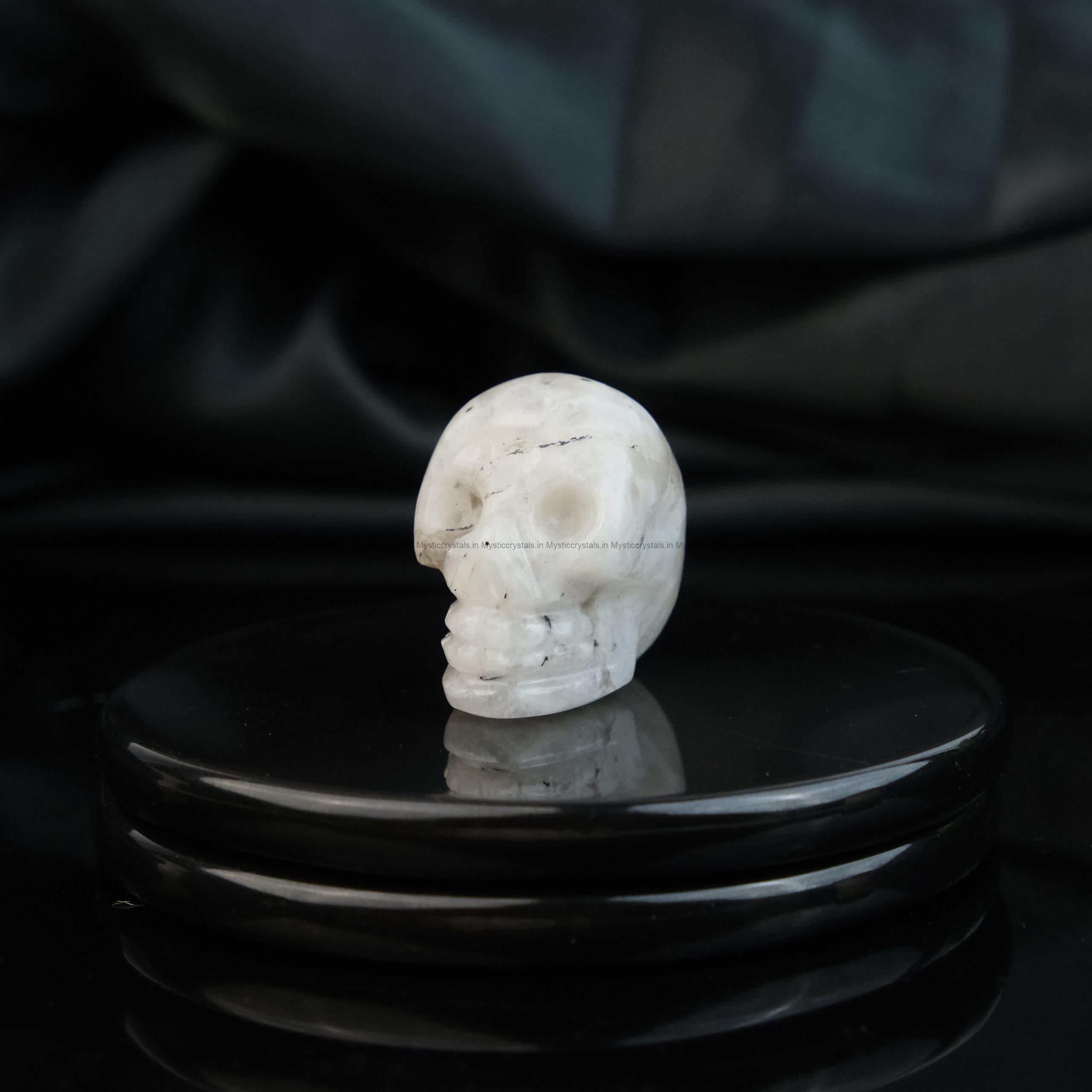 Rainbow Moonstone Crystal Skull