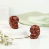 Red Jasper Crystal Skull