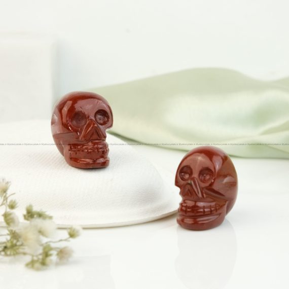Red Jasper Crystal Skull