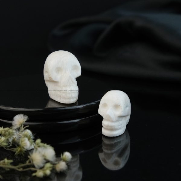 Scolecite Crystal Skull