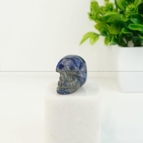 Sodalite Crystal Skull