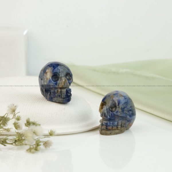 Sodalite Crystal Skull