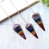 Seven Chakra Crystal Dowser Pendulum