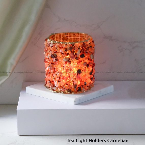 Carnelian Tea light Holder