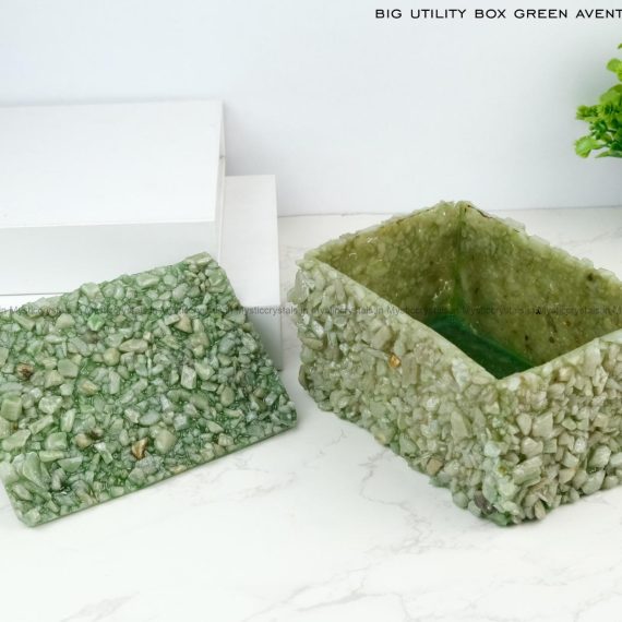 Green Aventurine Crystal Utility Box