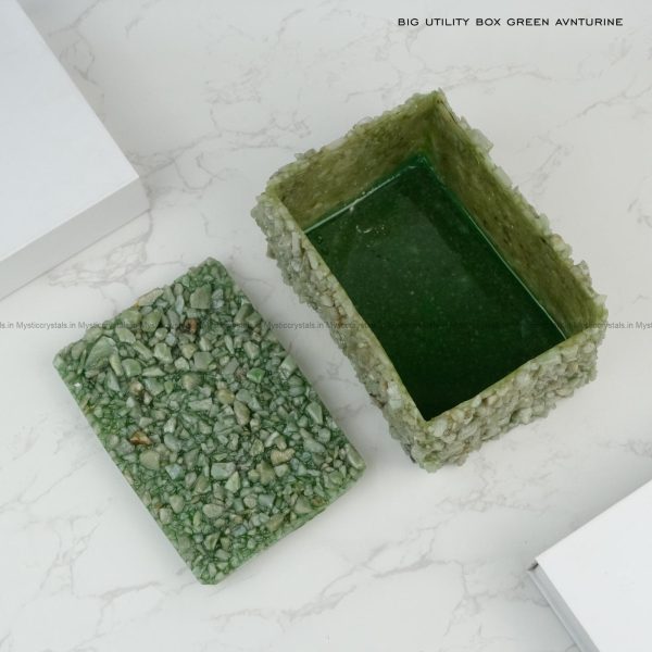 Green Aventurine Crystal Utility Box