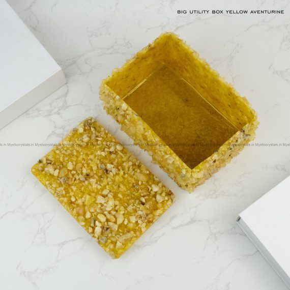 Yellow Aventurine Crystal Utility Box