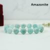 Exclusive Circular Faceted Flat bead Amazonite Bracelet
