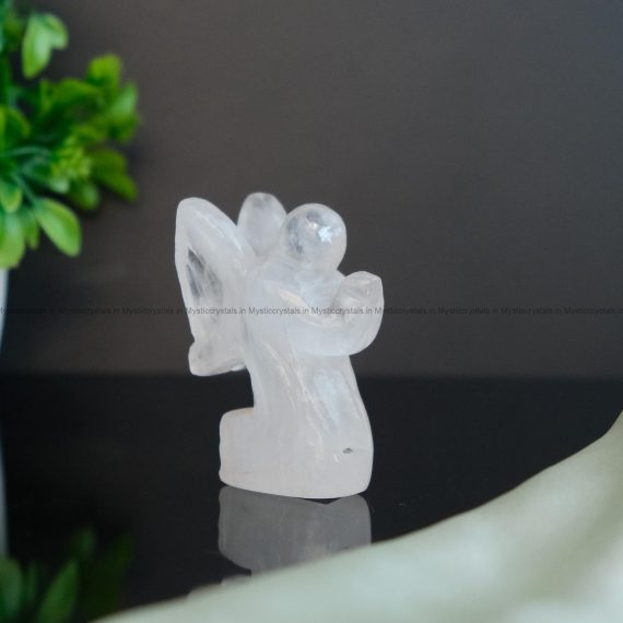 Clear Quartz Crystal Praying Angel