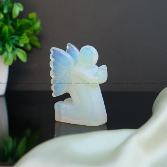 Opalite Crystal Praying Angel