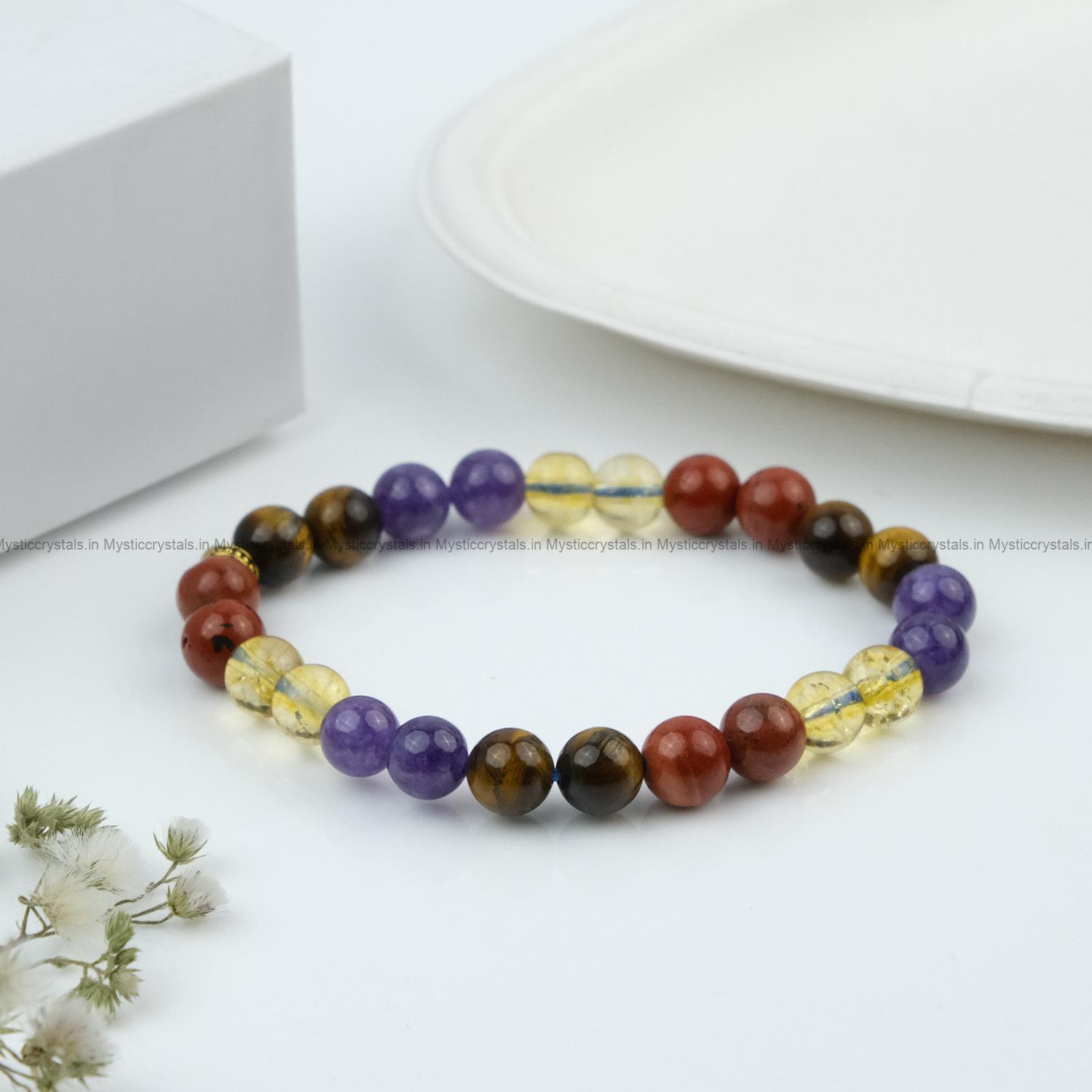 Crystal Bracelet for Release Stress and Emotional blockages
